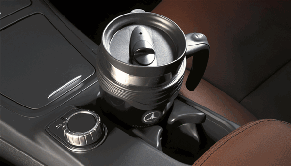 24668008919051 - : Cup Holder - Center Console - Black / Plastic for Mercedes-Benz Image