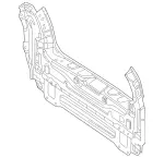 1676404400 - Rear End: Rear-End Center Section for Mercedes-Benz: GLE350, GLE450e, GLE580 Image