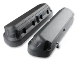 241187 - : Holley 2-Piece Ford Style Valve Cover - Gen III/IV LS - Satin Black for Holley Image
