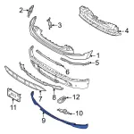 NL3Z17626AA - : Valance Panel for Ford: F-150 Lightning Image