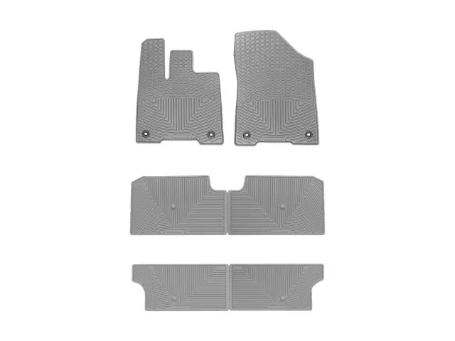 W580GRW581GRW582GR - : Grey All Weather Floor Mats for WeatherTech Image