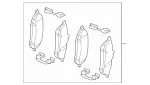74209720 - : Brake Pads Front for Mercedes-Benz Image
