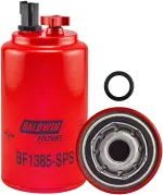 BF1385SPS - : Fuel/Water Separator Spin-on with Drain, Sensor Port and Reusable Sensor for Baldwin Image