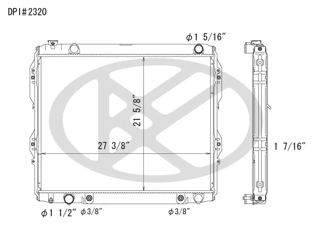 A2320 - : Koyorad Radiator for Koyo Image