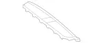 21268301307E94 - Body: Vent Panel for Mercedes-Benz Image