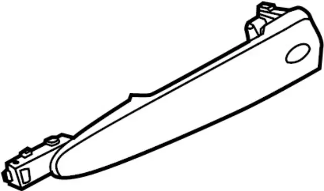 826401BA0A - Body: Handle, Outside for INFINITI: EX35, EX37, FX35, FX37, FX50, JX35, M35h, M37, M56, Q70, Q70L, QX50, QX56, QX60, QX70, QX80 Image