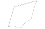 2927350410 - : Glass Pane, Crank Window for Mercedes-Benz Image