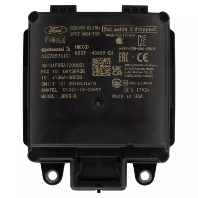 KB3Z14C689C - Body: Blind Spot Radar for Ford Image