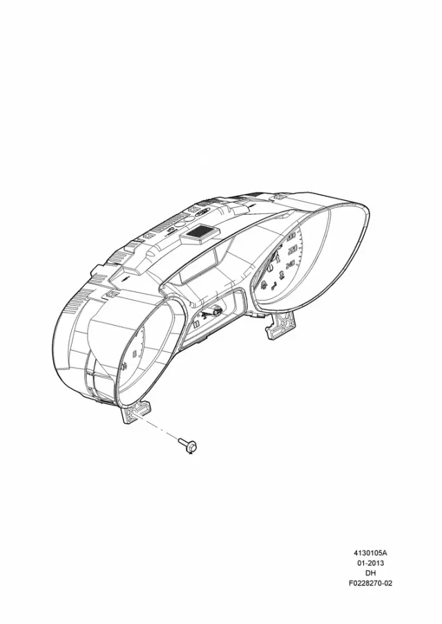 CP9Z10849TA - Body: Cluster Assembly for Ford Image
