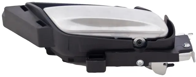 81502 - Body: Interior Door Handle Front/Rear Right Satin Chrome Lever/Black Housing for Dorman Image