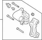 D400MEG5MJNW - Brakes: Value Advantageâ„¢ CALIPER ASSY-REAR RH,W/O PADS OR SHIMS for INFINITI: G35, M35, M45 Image