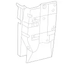 2038900061 - : Bag for Mercedes-Benz: C240, C320 Image