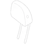 24697013009H64 - : Head Restraint for Mercedes-Benz Image