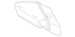 1390901400 - Chassis Sheet Metal/Air Intake: Raw Air Line for Mercedes-Benz Image