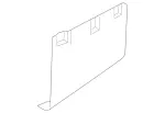 2316800822 - Exhaust System: Shielding for Mercedes-Benz Image