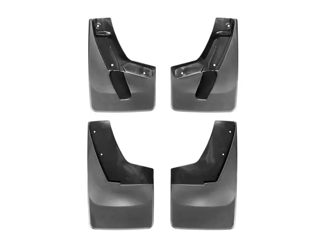 110038120038 - Accessories: Black MudFlap No-Drill DigitalFit® MudFlap Kit for WeatherTech Image