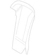 21691002397J19 - Body: Seat Back Panel for Mercedes-Benz Image