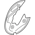 JL1Z2C028A - Brakes: Splash Shield for Ford: Expedition | Lincoln: Navigator Image