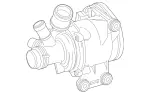 2562002200 - : Coolant Pump for Mercedes-Benz: CLE450, CLE53 AMG Image