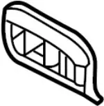 27841AM600 - : Duct Cover for INFINITI: FX35, FX45, G35 Image