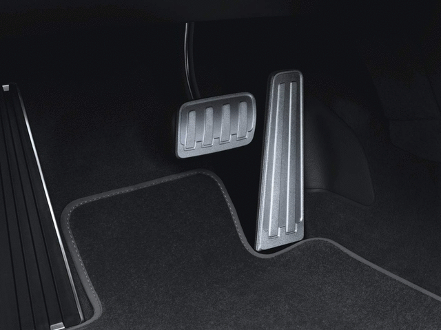 99104470000 - Interior: Pedals And Footrest In Aluminum - With Pdk for Porsche: 718 Boxster, 718 Cayman, 911, Boxster, Cayman Image
