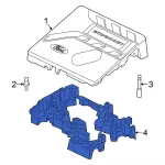 JX6Z9K540E - : Insulator for Ford: Bronco Sport, Escape Image