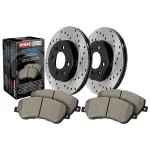 93945511 - : StopTech Street Axle Pack; Drilled; Rear Brake Kit for Stoptech Image