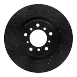 63331055D - : DFC Brake Rotor - Drilled and Slotted - Black for DYNAMIC FRICTION Image