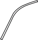 76870AM800 - : Door Seal Retainer Plate for Infiniti Image