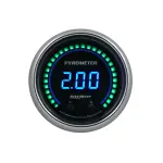 6744CB - : GAUGE, PYROMETER, 2 1/16", TWO CHANNEL, SELECTABLE, COBALT ELITE DIGITAL for AutoMeter Image