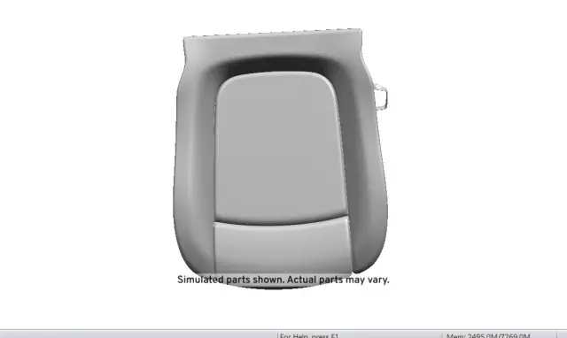 95464762 - Body: Cushion Cover for Chevrolet: Sonic Image