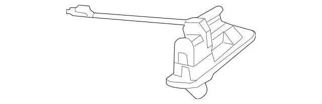 1667500493 - Rear-End Door: Release Handle for Mercedes-Benz: 180A, 180b, 220a, A220, A35 AMG, GL350, GL450, GL550, GL63 AMG, GLA250, GLA35 AMG, GLA45 AMG, GLB250, GLB35 AMG, GLC300, GLC43 AMG, GLC63 AMG, GLE300d, GLE350, GLE400, GLE550e, GLE63 AMG, GLS350d, GLS450, GLS550, GLS63 AMG, Metris, ML250, ML350, ML400, ML550, ML63 AMG Image image