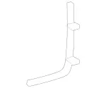 2136802025 - Side Walls: Dampening, C-Pillar for Mercedes-Benz: E300, E350, E43 AMG Image