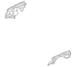 2026205561 - Front Panel: Wheel Well for Mercedes-Benz: C220, C230, C280, C43 AMG Image