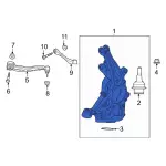 LB5Z3K186A - Suspension: Knuckle for Ford Image