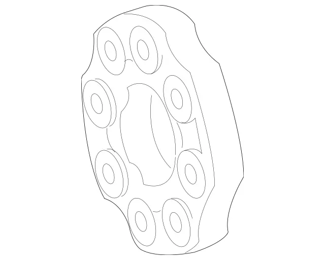 2224110115 - Propeller Shaft: Flex Disk for Mercedes-Benz: C350e, GL350, GL450, GL550, GLE300d, GLE400, GLE550e, GLS350d, GLS450, GLS550, Maybach S550, ML250, ML350, ML400, ML550, S550 Image image