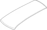G31125NAMA - : Roof Panel for INFINITI: QX50 Image