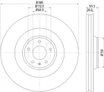 355115892 - : Disc Brake Rotor for Hella Pagid Image