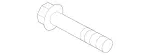 9906808 - Engine: Engine Harmonic Balancer Bolt for Mercedes-Benz Image
