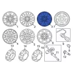 PC3Z1007D - Suspension: Wheel, Alloy for Ford Image