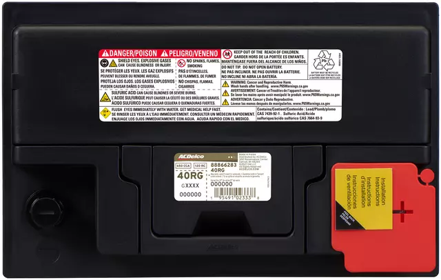 Vehicle Battery - ACDelco (40RG)