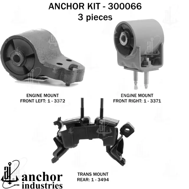 300066 - Engines &amp; Components: Anchor Engine Mount Kit for Anchor Image