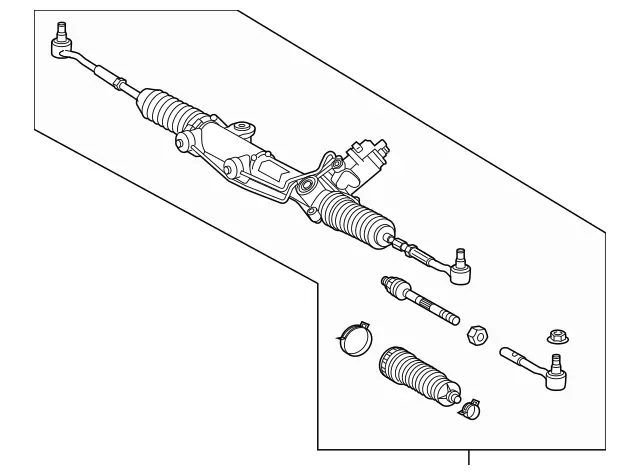 2124603700 - : Rack-+-Pinion Strg Gear for Mercedes-Benz Image