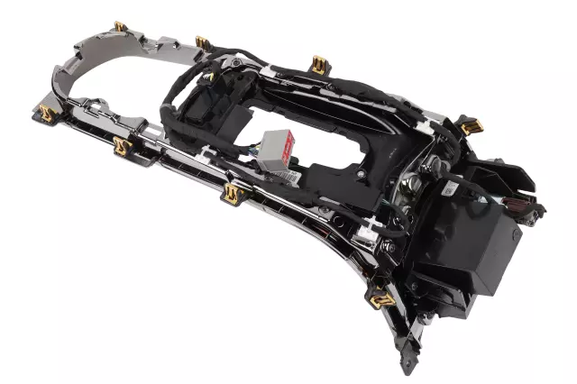 Black Front Floor Console Trim Plate - GM (23370591)
