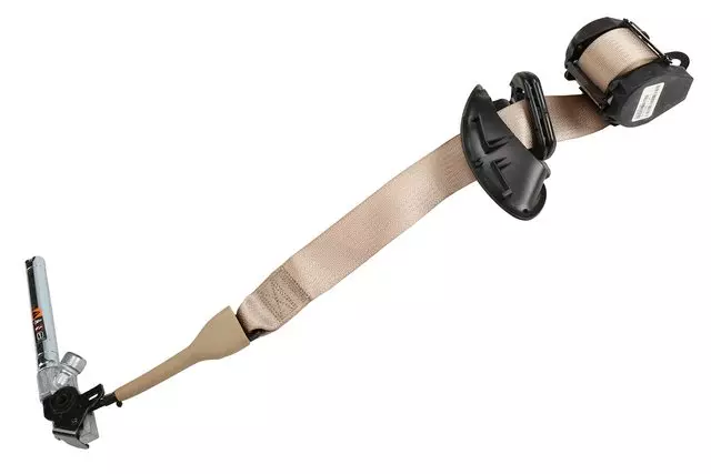19299930 - : Light Cashmere Driver Seat Belt with Retractor and Pre-Tensioner for GM Image