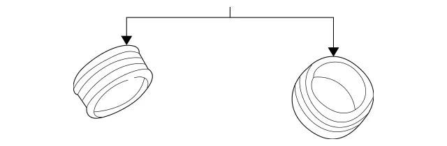 1130942082 - Cooling System: Air Duct for Mercedes-Benz Image