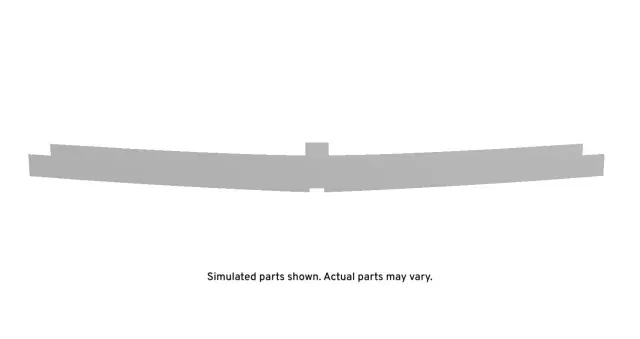 23493595 - : Velocity Yellow Tintcoat Rear Bumper Fascia Upper Decal for Chevrolet: Corvette Image