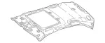 21369057061D33 - Body: Headliner for Mercedes-Benz Image