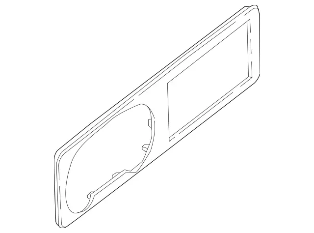 2135407437 - Electrical Equipment and Instruments: Frame, Instrument Cluster for Mercedes-Benz: AMG GT 43, AMG GT 53, AMG GT 63, AMG GT 63 S, CLS450, CLS53 AMG, E300, E350, E400, E43 AMG, E450, E53 AMG, E63 AMG S, G550 Image image