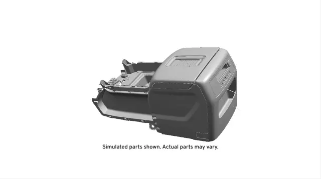 84017252 - : Jet Black Front Floor Console for GM Image